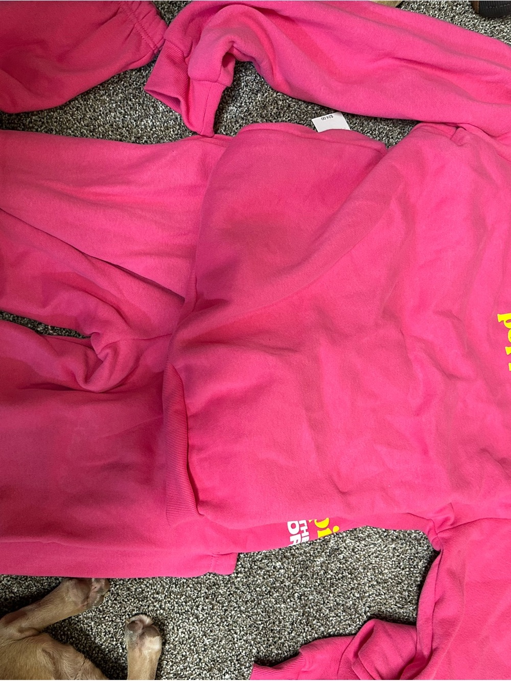 NWT Women's Bright Pink Fleece Sweatshirt & Joggers
